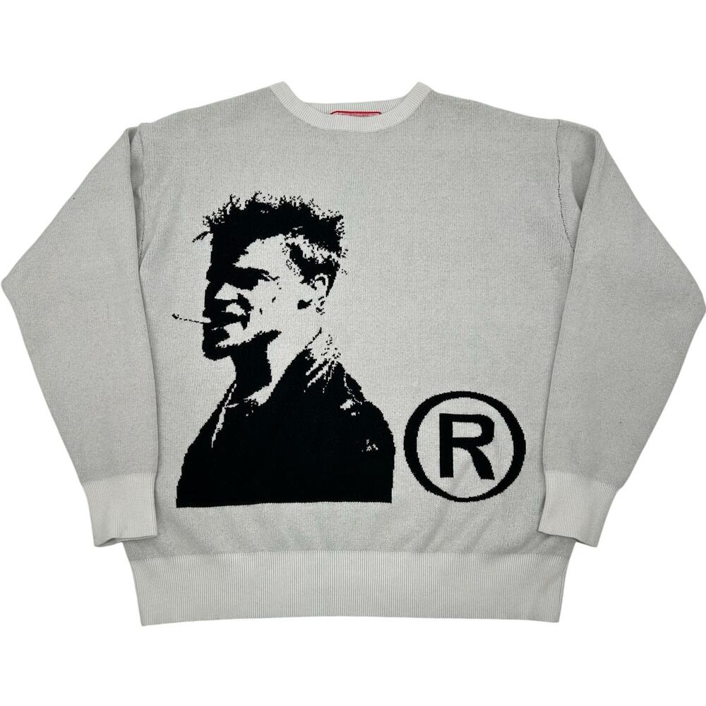 Vintage y2k 2003 Men's Joy Divizn Fight Club Knit Brad Pitt Crewneck Sweater